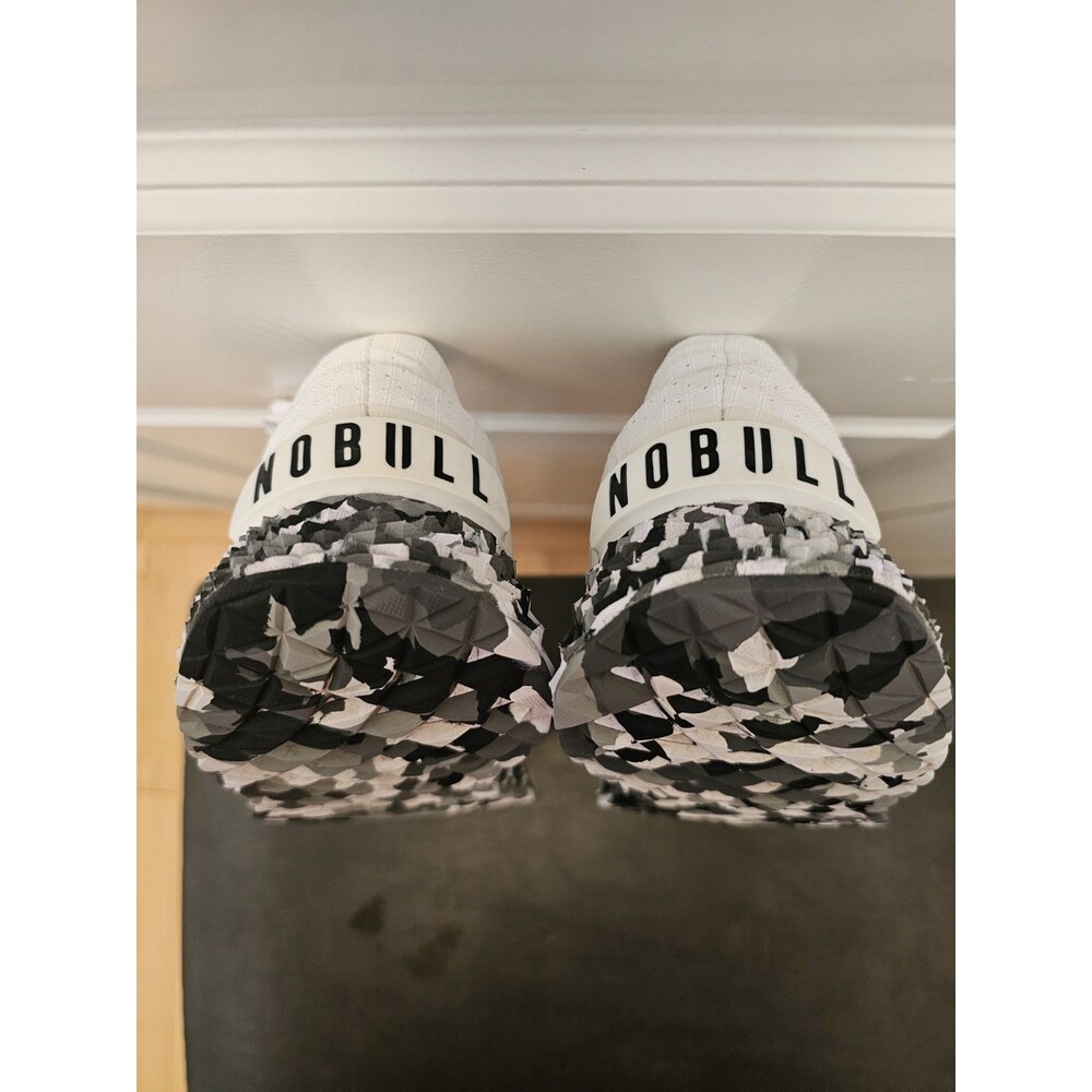 NOBULL Womens White Camo Knit Trainer Crossfit Gym Shoes Size 9 M / W 7.5 - Picture 10 of 11